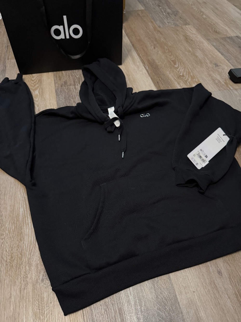 ALO Accolade Hoodie Black size small